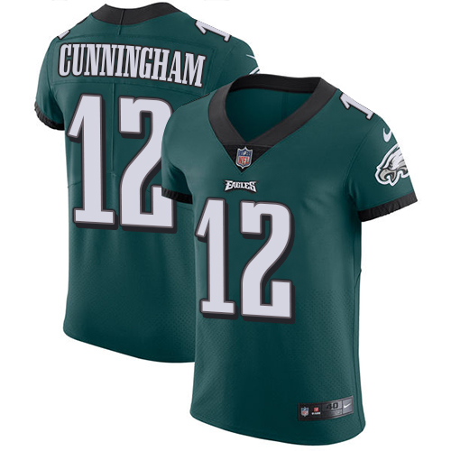 Nike Eagles #12 Randall Cunningham Midnight Green Team Color Men's Stitched NFL Vapor Untouchable Elite Jersey